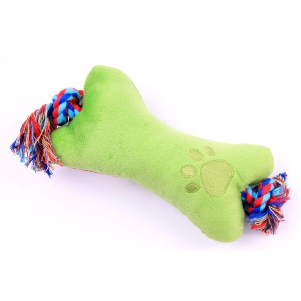 CHICO Zabawka Kość pluszowa ze sznurem 30cm