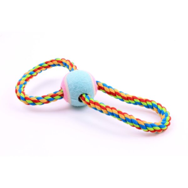 CHICO Zabawka Przeciągacz ósemka z piłką 27cm