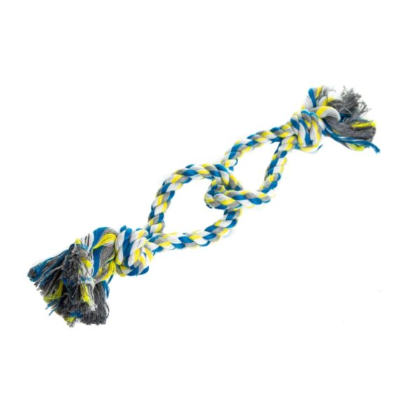 CHICO Zabawka Sznur kolorowy dwie pętle 40cm