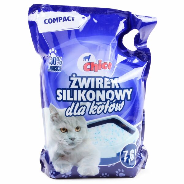 CHICO żwirek SILIKONOWY dla kota Compact Naturalny