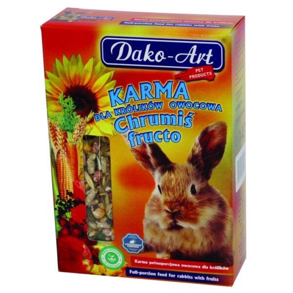 DAKO-ART CHRUMIŚ FRUCTO Karma dla królika 500g