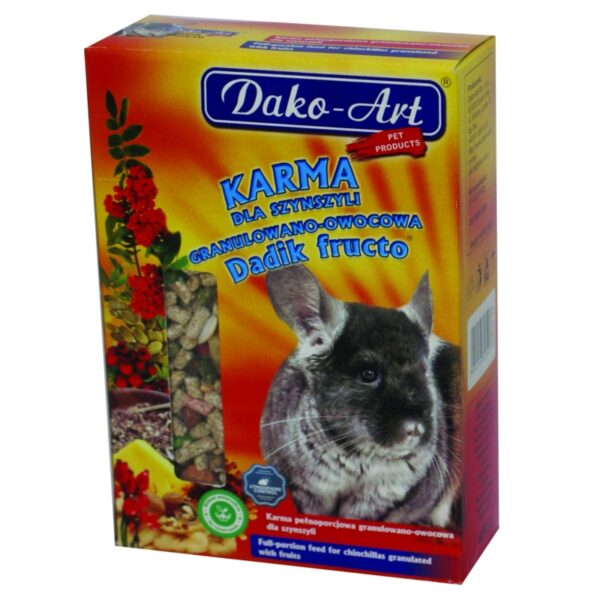 DAKO-ART DADIK FRUCTO Karma dla szynszyli 500g