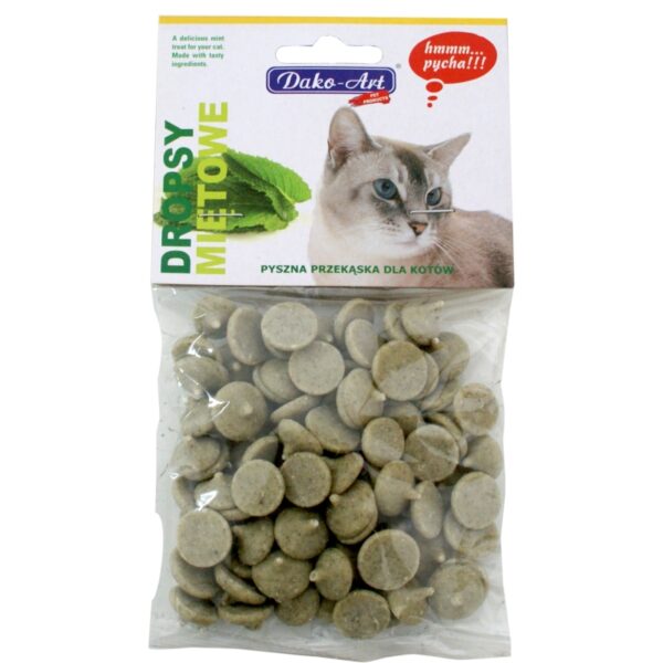 DAKO-ART DROPSY dla kota MIĘTOWE 75g