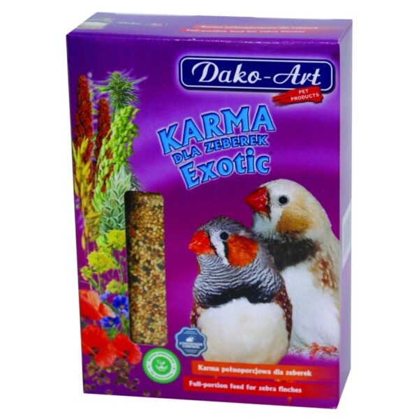 DAKO-ART EXOTIC karma dla zeberek 500g