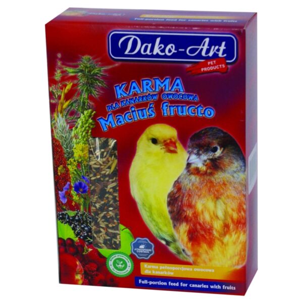 DAKO-ART MACIUŚ FRUCTO Karma dla kanarków 500g