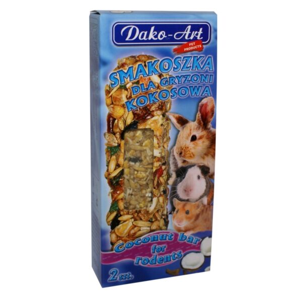DAKO-ART SMAKOSZKA dla gryzoni KOKOSOWA 2szt