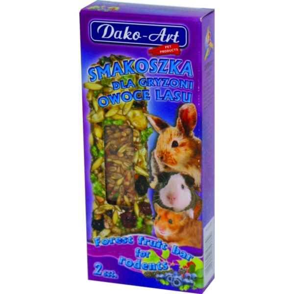 DAKO-ART SMAKOSZKA dla gryzoni OWOCE LASU 2szt
