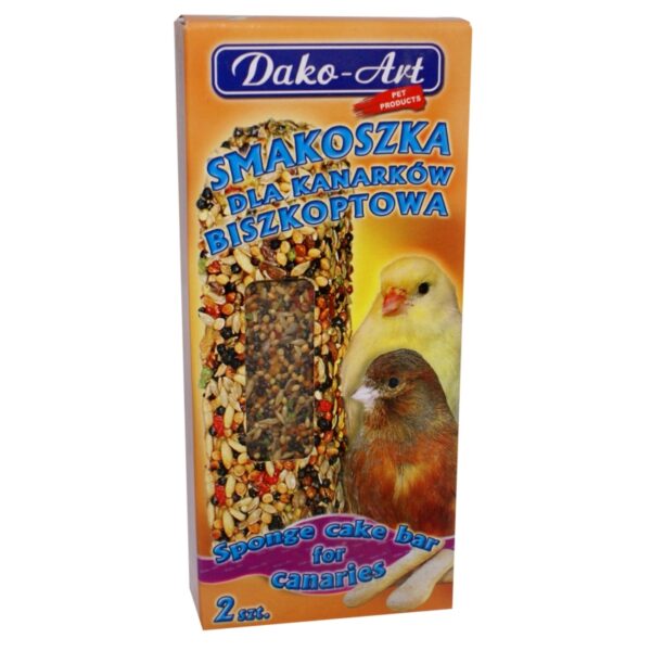 DAKO-ART SMAKOSZKA dla kanarka BISZKOPTOWA 2szt