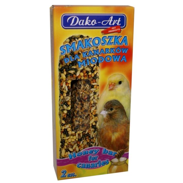 DAKO-ART SMAKOSZKA dla kanarka MIODOWA 2szt