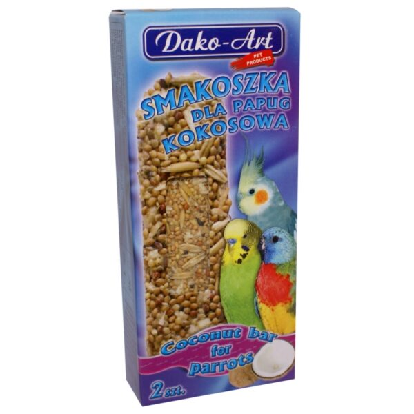 DAKO-ART SMAKOSZKA dla papug KOKOSOWA 2szt