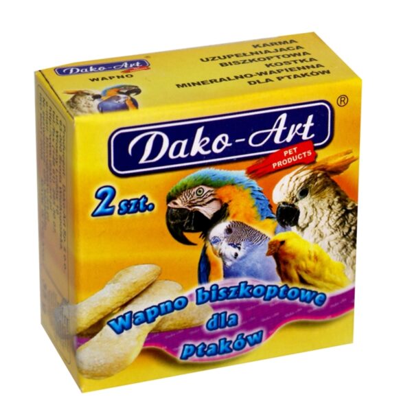 DAKO-ART WAPNO dla ptaków BISZKOPTOWE 40g