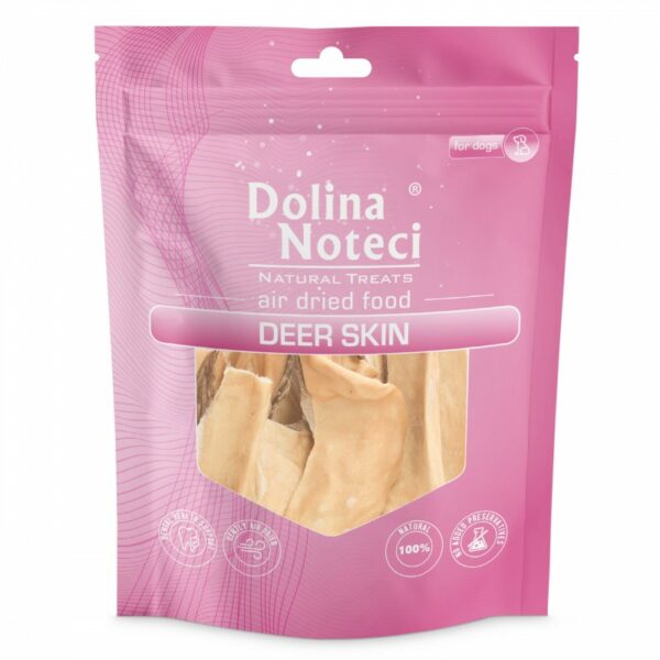 Dolina Noteci Natural Treats Skóra Jelenia 150g