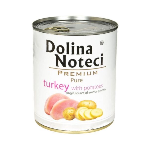 Dolina Noteci Premium ADULT PURE z INDYKIEM I ZIEMNIAKAMI 800g