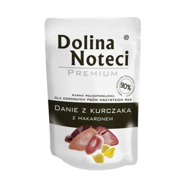 Dolina Noteci Premium ADULT saszetka DANIE z KURCZAKA z MAKARONEM 300g