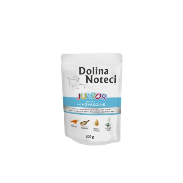 Dolina Noteci Premium JUNIOR saszetka z JAGNIĘCINĄ 300g