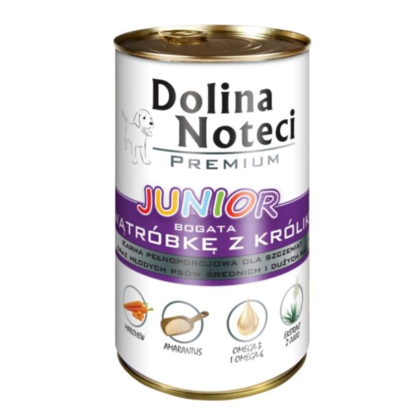 Dolina Noteci Premium JUNIOR z WĄTRÓBKĄ 400g