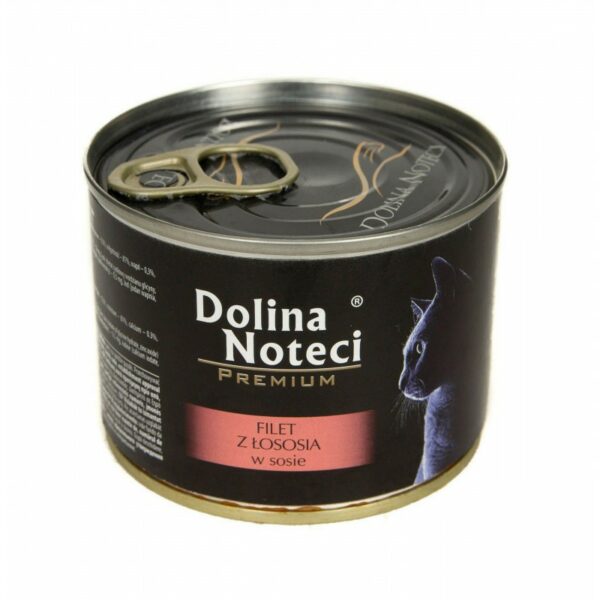 Dolina Noteci Premium karma dla kota FILET Z ŁOSOSIA 185g
