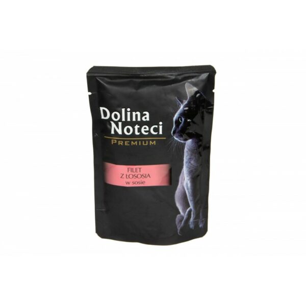 Dolina Noteci Premium karma dla kota FILET Z ŁOSOSIA 85g