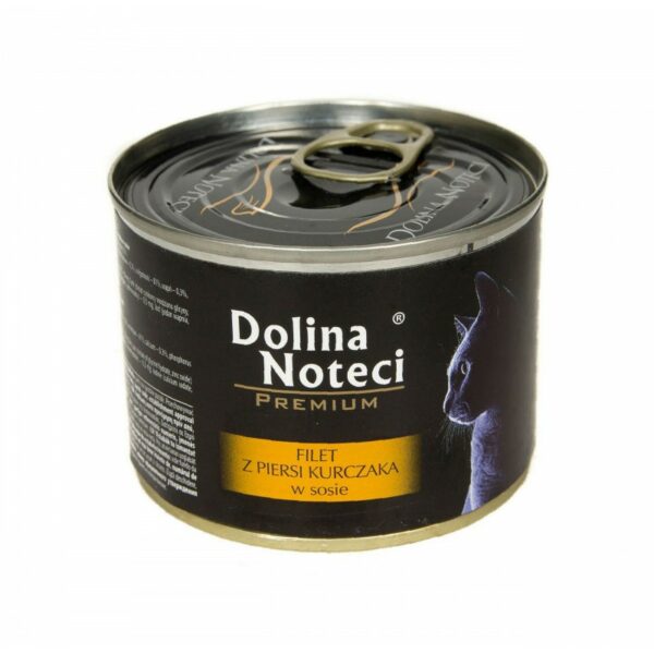 Dolina Noteci Premium karma dla kota FILET Z PIERSI KURCZAKA 185g