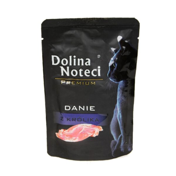 Dolina Noteci Premium saszetka dla kota DANIE Z KRÓLIKA 85g