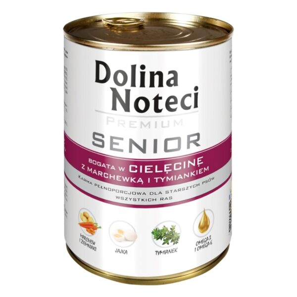 Dolina Noteci Premium SENIOR z CIELĘCINĄ 400g