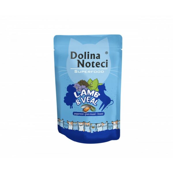 Dolina Noteci Superfood saszetka dla kota JAGNIĘCINA I CIELĘCINA 85g