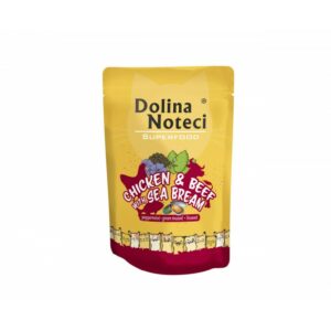Dolina Noteci Superfood saszetka dla kota KURCZAK I WOŁOWINA Z DORADĄ 85g