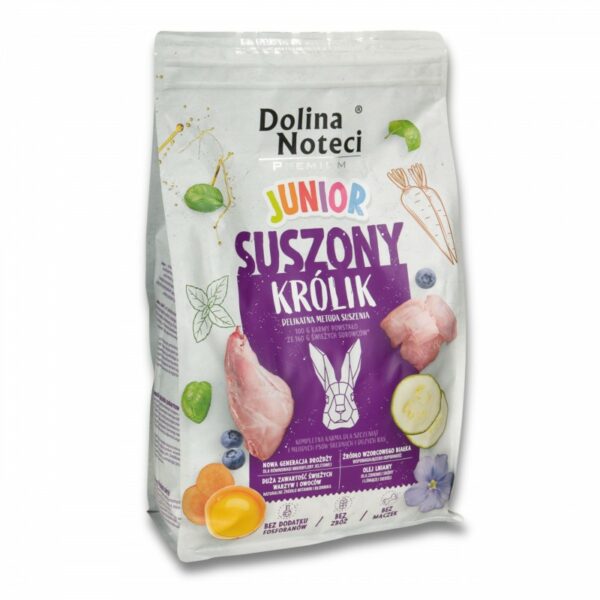 Dolina Noteci Suszona JUNIOR Królik 4kg