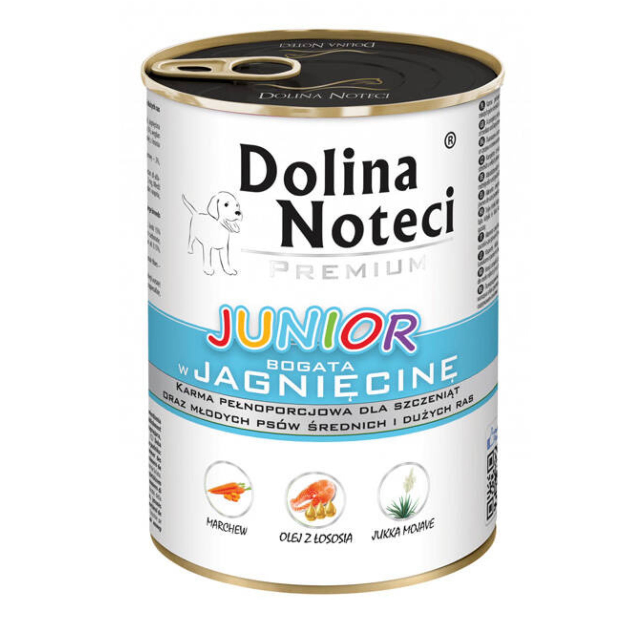 Dolina Noteci Premium JUNIOR z JAGNIĘCINĄ 400g
