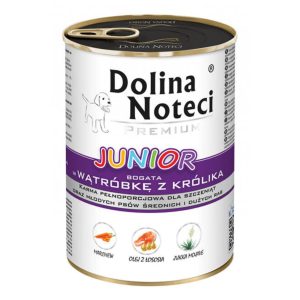 Dolina Noteci Premium JUNIOR z WĄTRÓBKĄ z KRÓLIKA 400g