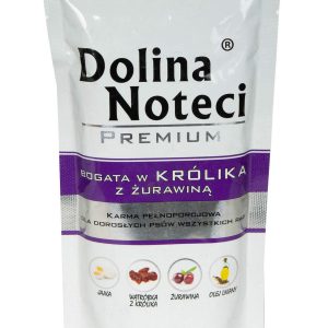 Dolina Noteci Premium ADULT saszetka z KRÓLIKIEM I ŻURAWINĄ - 150g