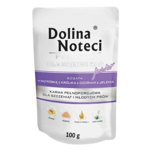 Dolina Noteci Premium MAŁE RASY JUNIOR z KRÓLIKIEM I JELENIEM 100g