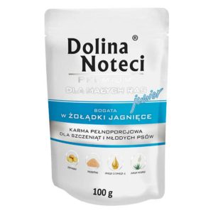 Dolina Noteci Premium MAŁE RASY JUNIOR ŻOŁĄDKI JAGNIĘCE 100g