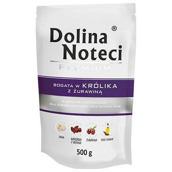 Dolina Noteci Premium ADULT saszetka z KRÓLIKIEM I ŻURAWINĄ