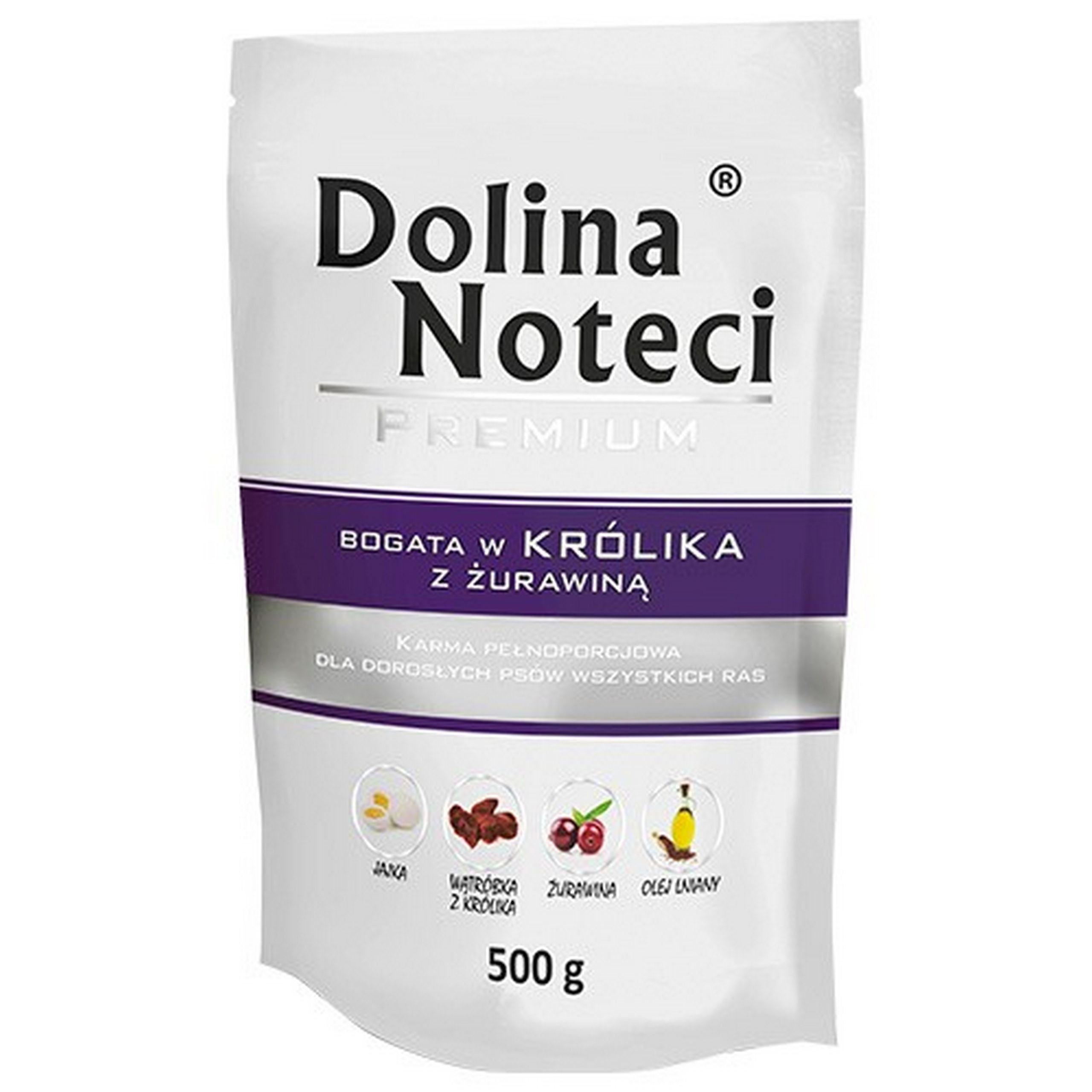 Dolina Noteci Premium ADULT saszetka z KRÓLIKIEM I ŻURAWINĄ