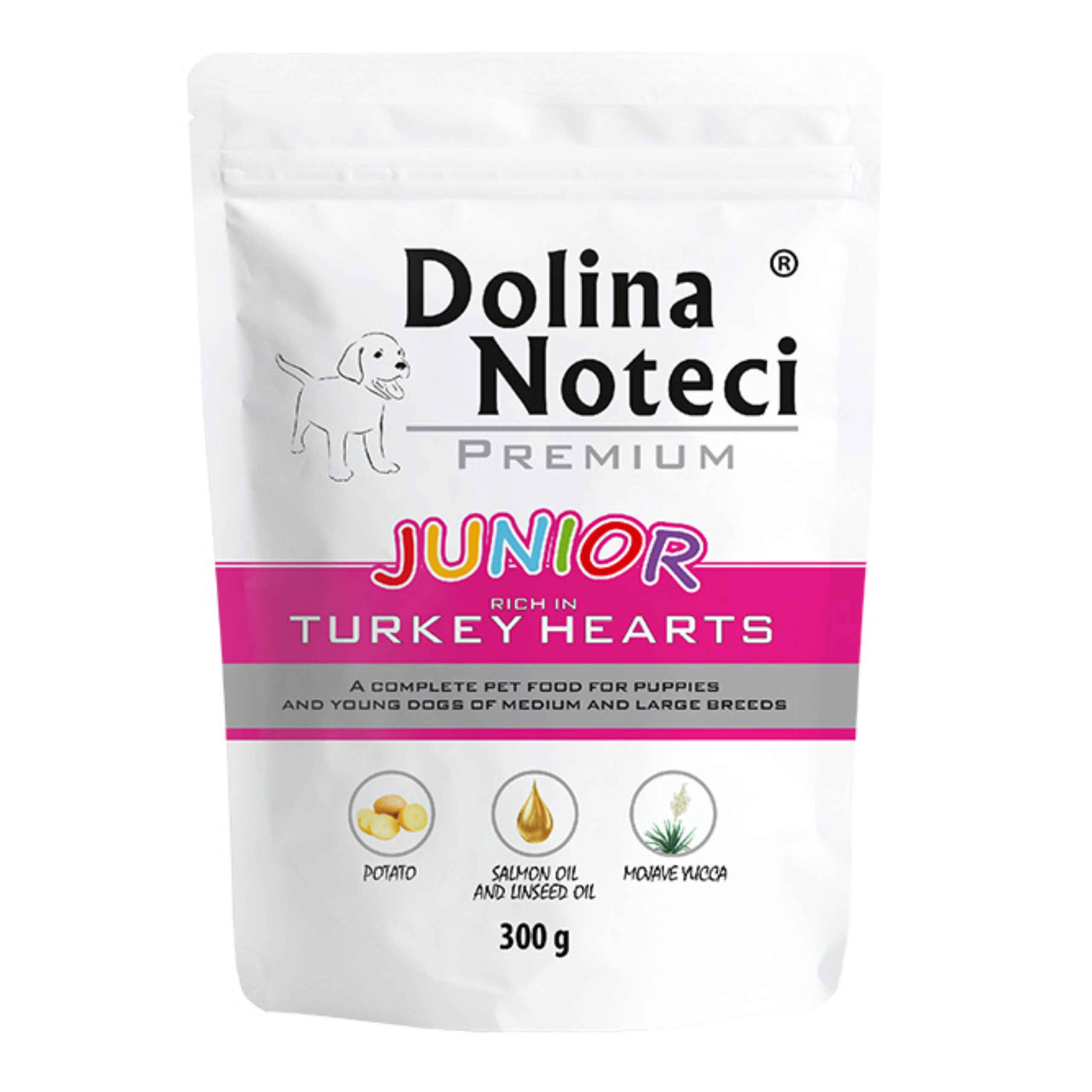 Dolina Noteci Premium JUNIOR Z SERCAMI INDYCZYMI 300g