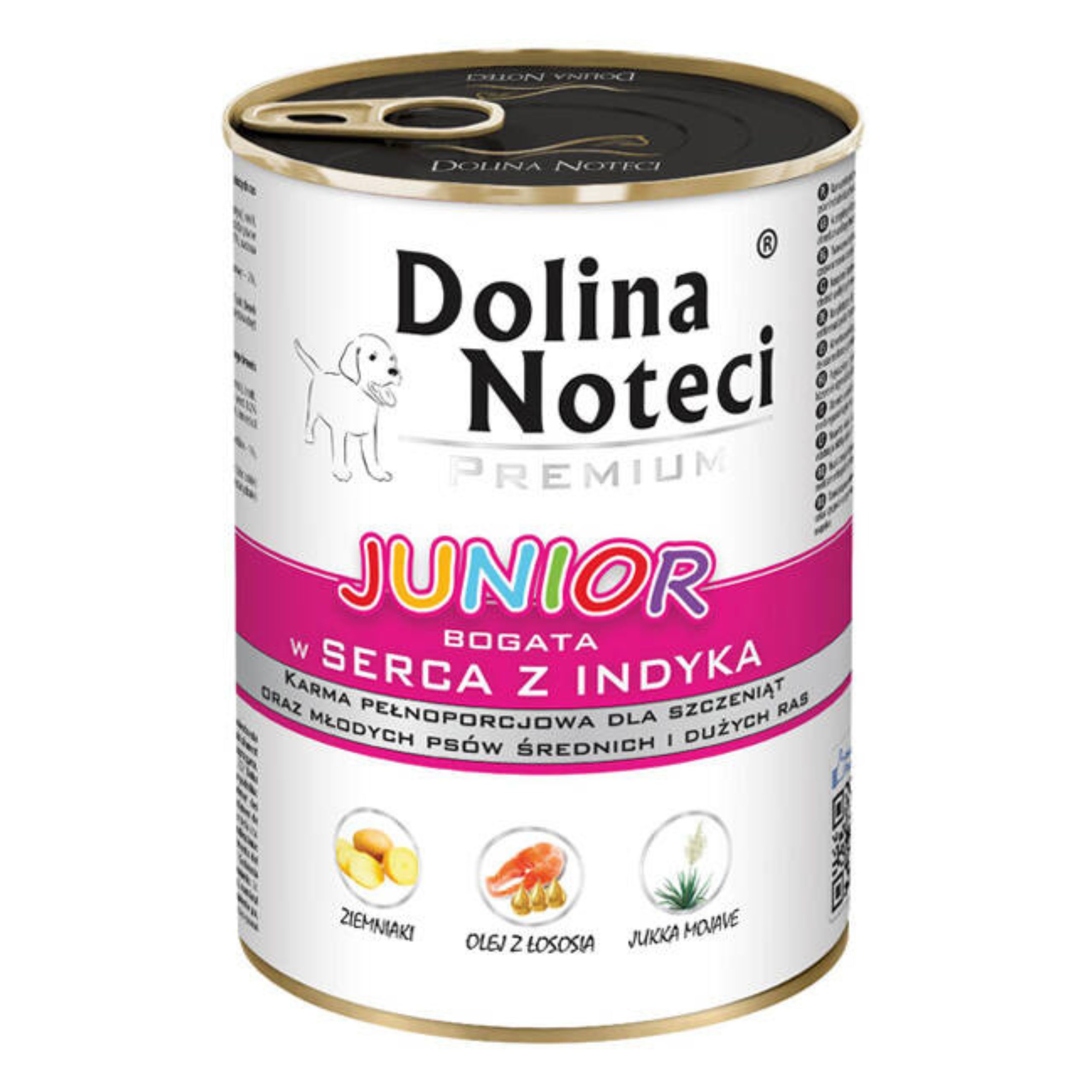 Dolina Noteci Premium JUNIOR Z SERCAMI INDYCZYMI 400g