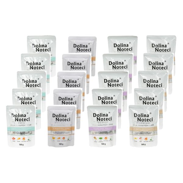 Dolina Noteci Premium MAŁE RASY ADULT Pakiet MIX smaków 20x100g