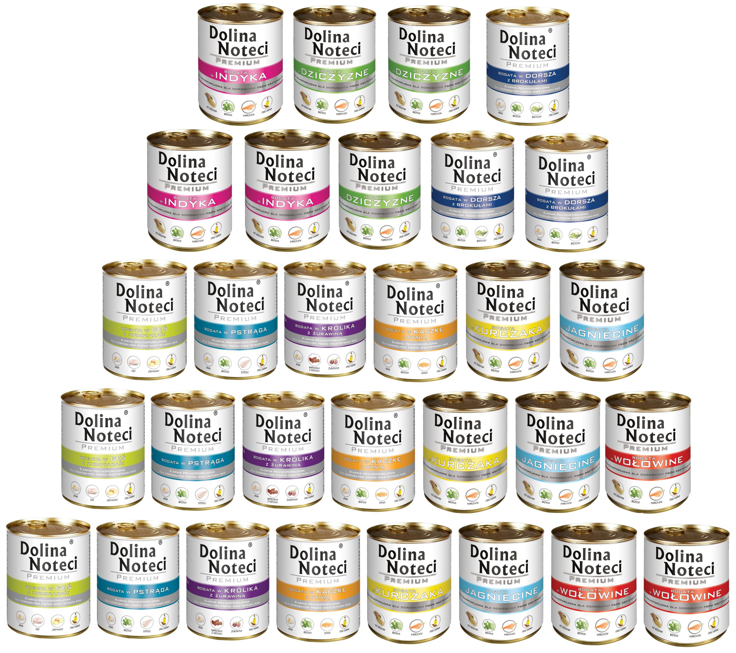Dolina Noteci Premium ADULT Pakiet MIX smaków 30x800g