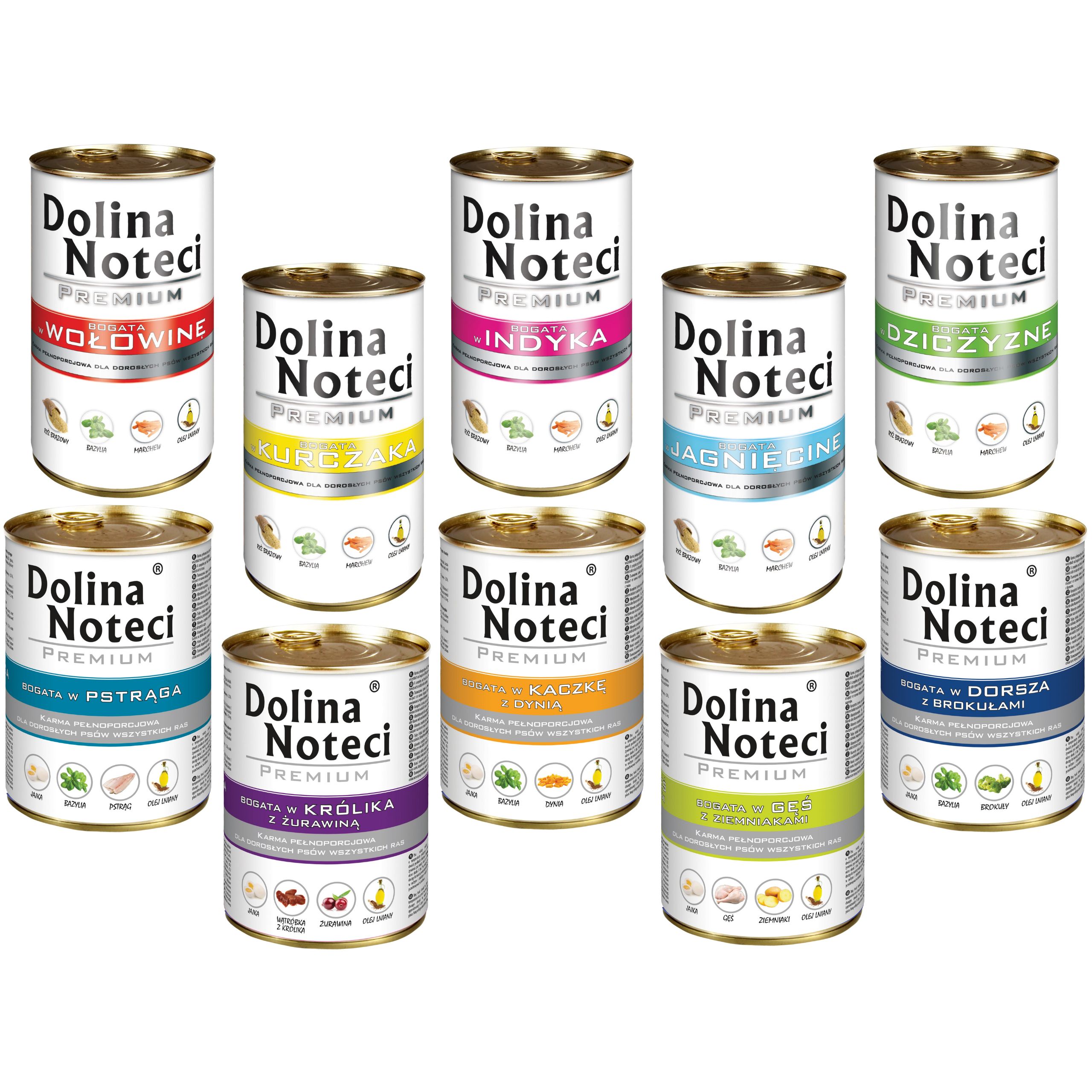 Dolina Noteci Premium ADULT Pakiet MIX smaków 10x400g