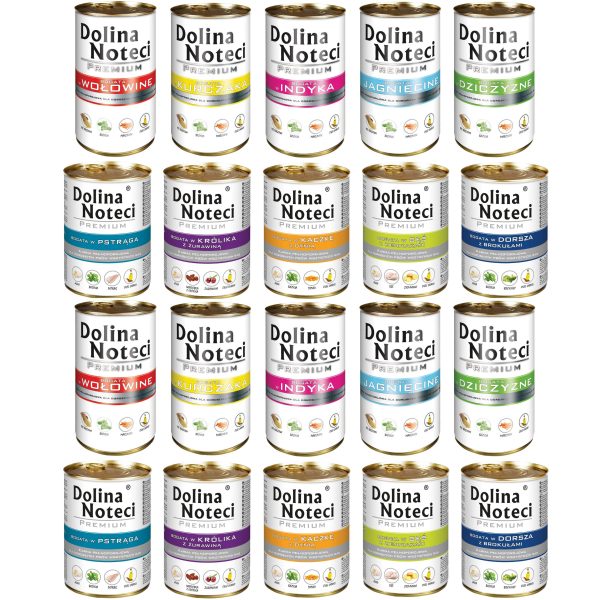 Dolina Noteci Premium ADULT Pakiet MIX smaków 20x400g