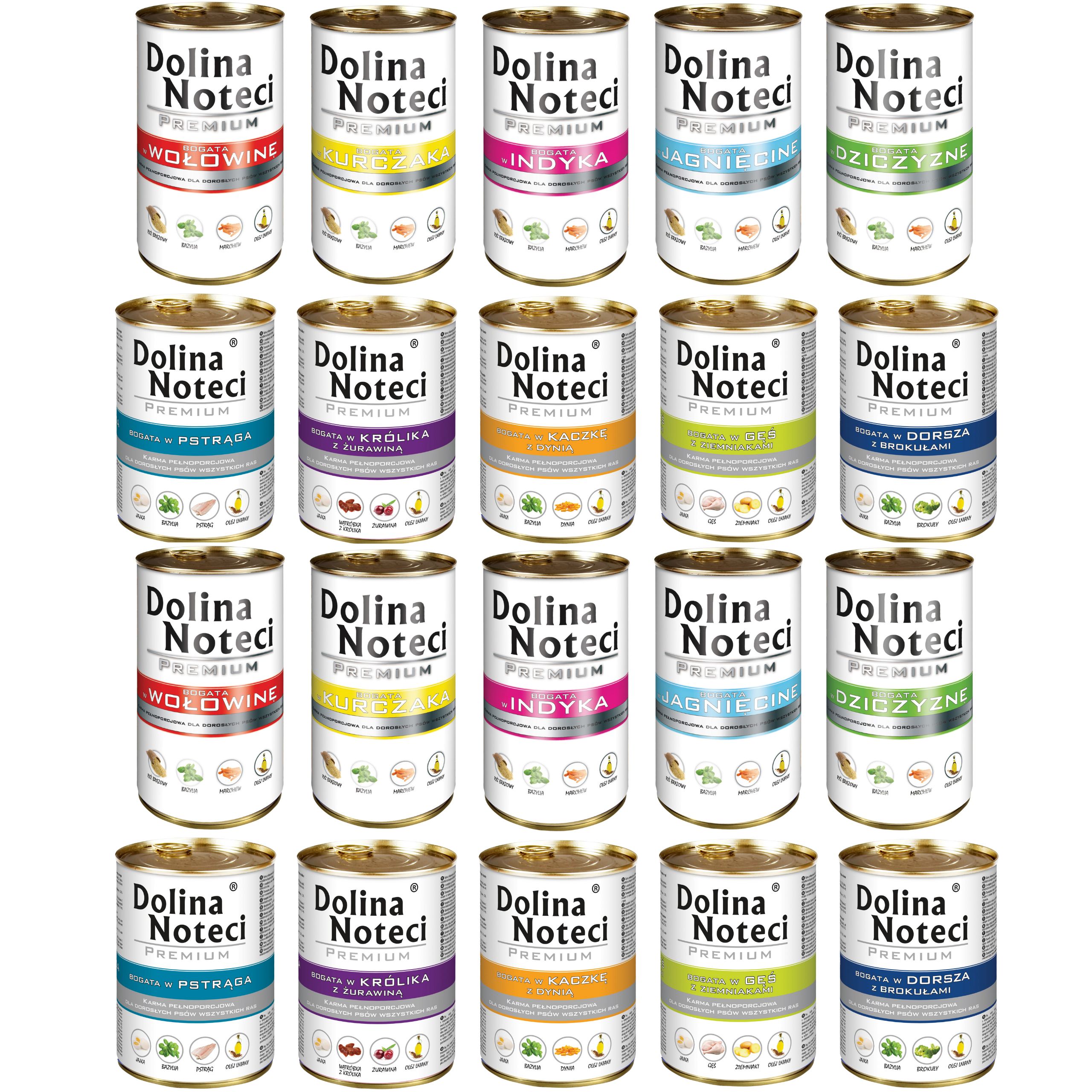 Dolina Noteci Premium ADULT Pakiet MIX smaków 20x400g