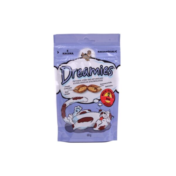 DREAMIES przysmak dla kota z Kaczką 60g
