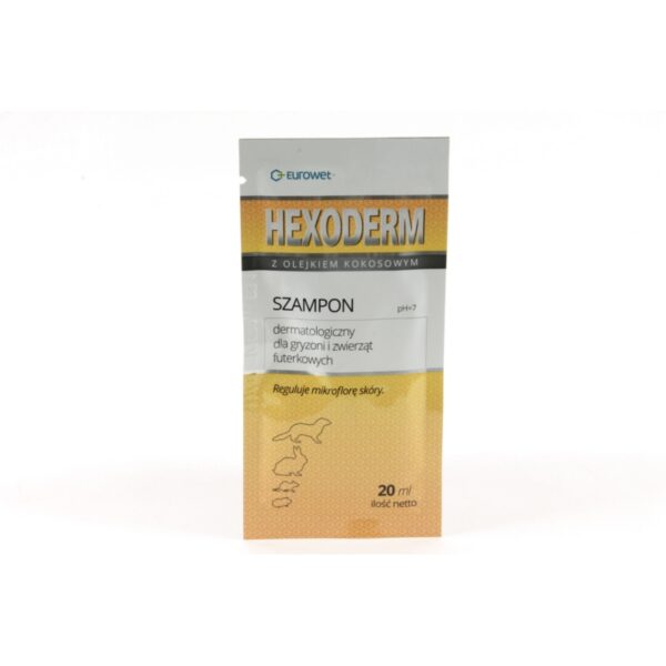 EUROWET Szampon Hexoderm dla gryzoni 20ml