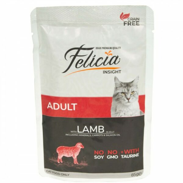 FELICIA Adult Grain Free Jagnięcina w galarecie 85g