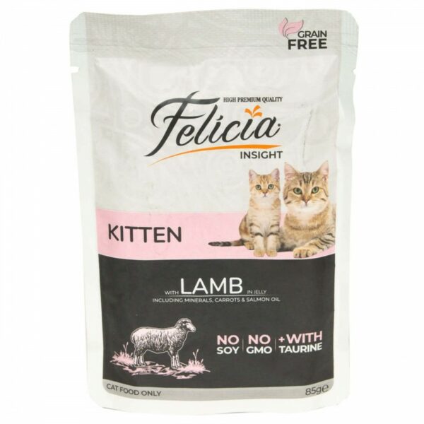 FELICIA Kitten Grain Free Jagnięcina w galarecie 85g