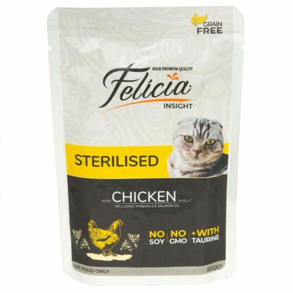 FELICIA Sterilised Grain Free Kurczak w galarecie 85g