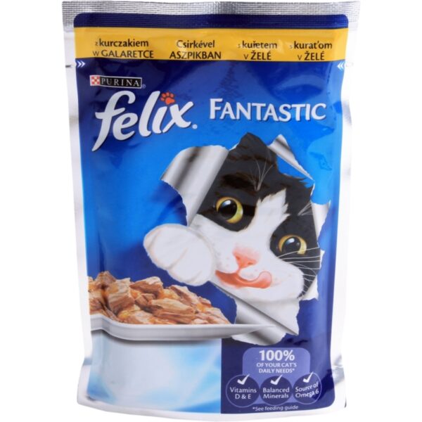 FELIX saszetka KURCZAK w galaretce 100g