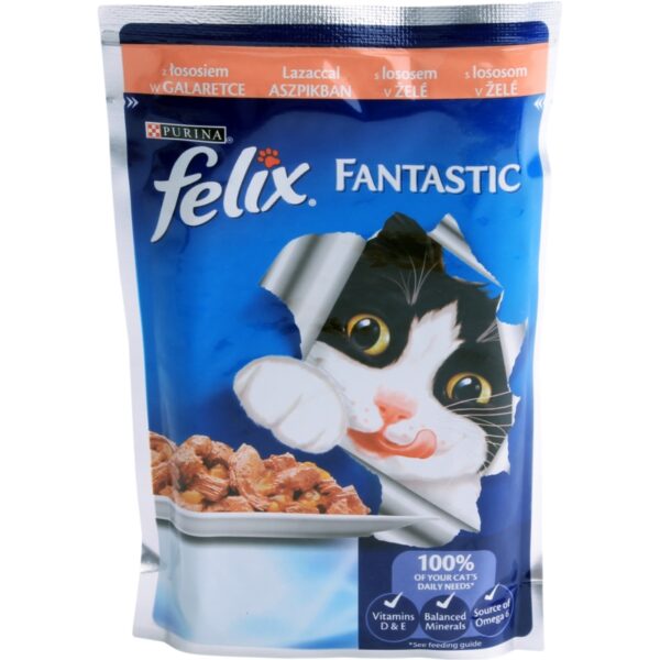 FELIX saszetka ŁOSOŚ w galaretce 100g