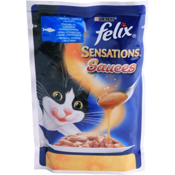FELIX saszetka Sensations RYBA w sosie pomidorowym 100g